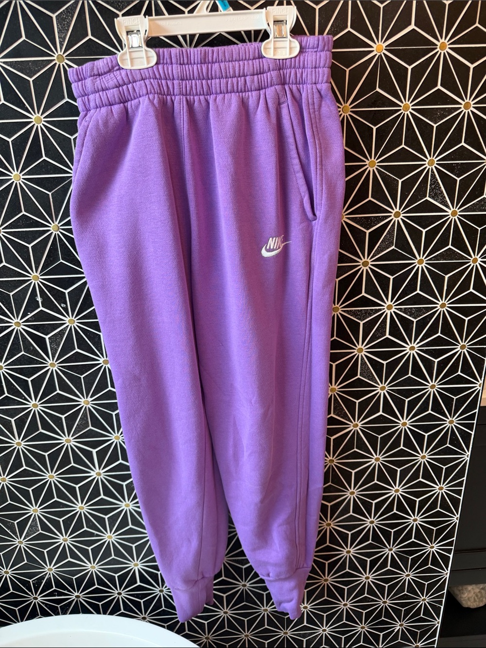 Nike Kids Purple Jogger Sweatpants